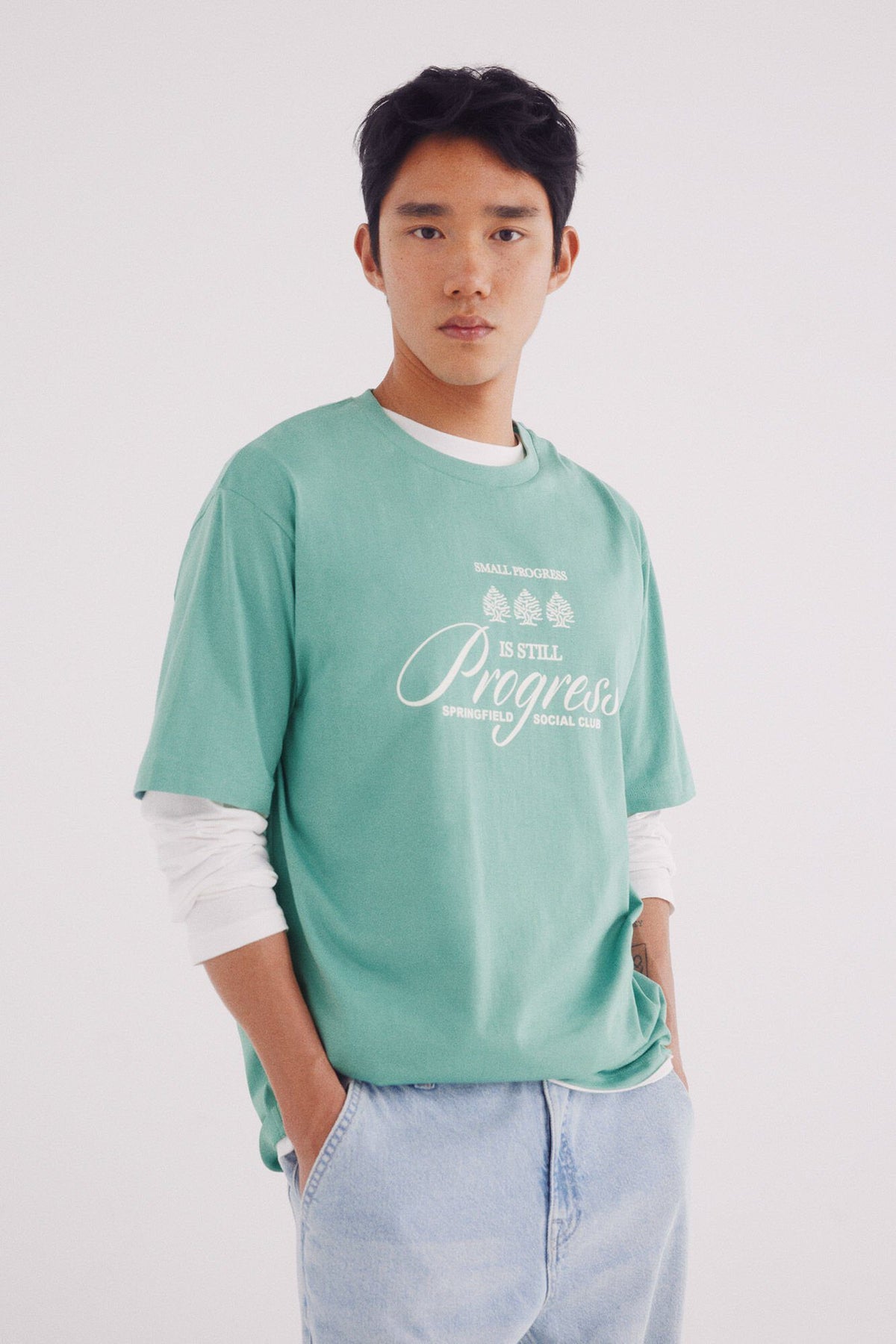 Spring Field T-shirts - Green