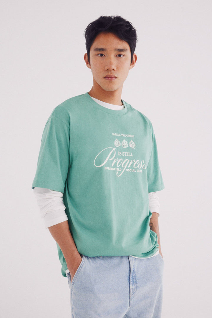 Spring Field T-shirts - Green