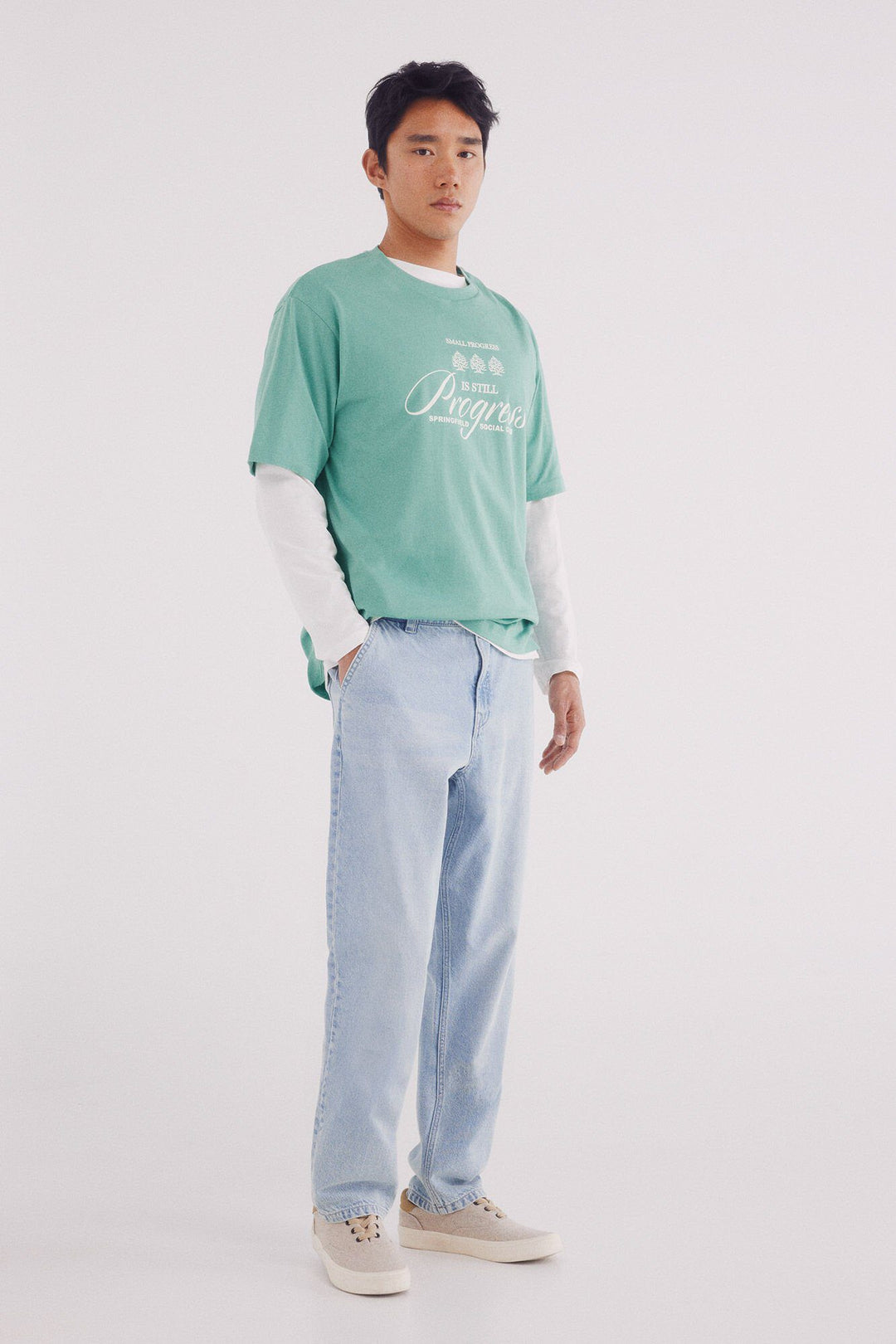 Spring Field T-shirts - Green