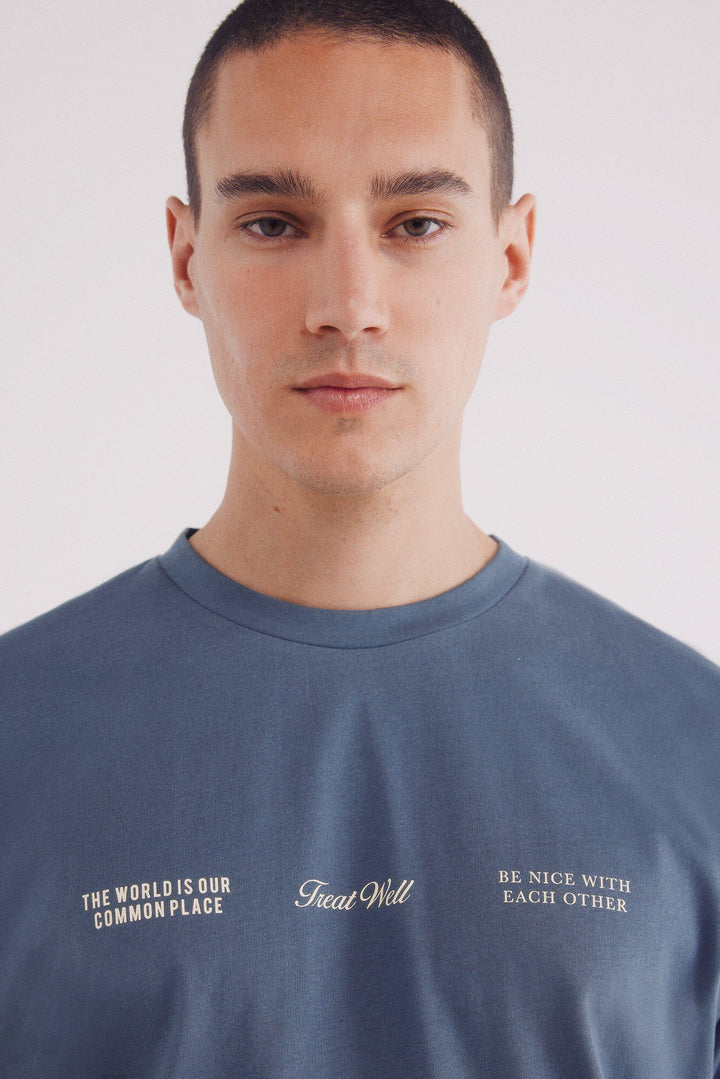 Spring Field T-shirts - Blues