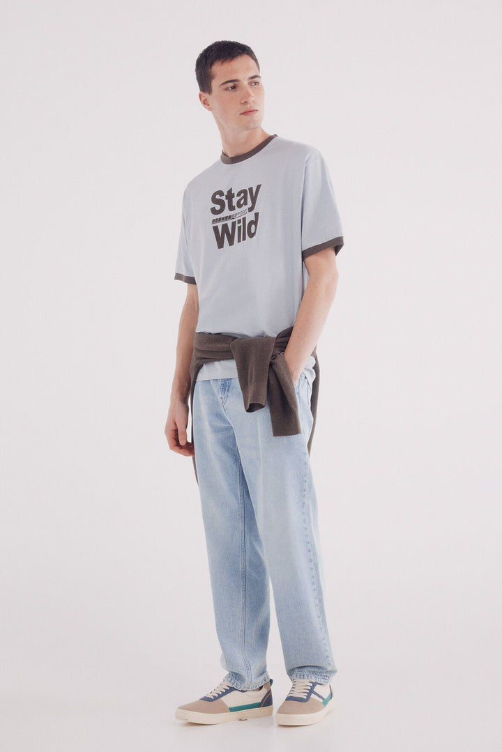 Spring Field T-shirts - Light Blue