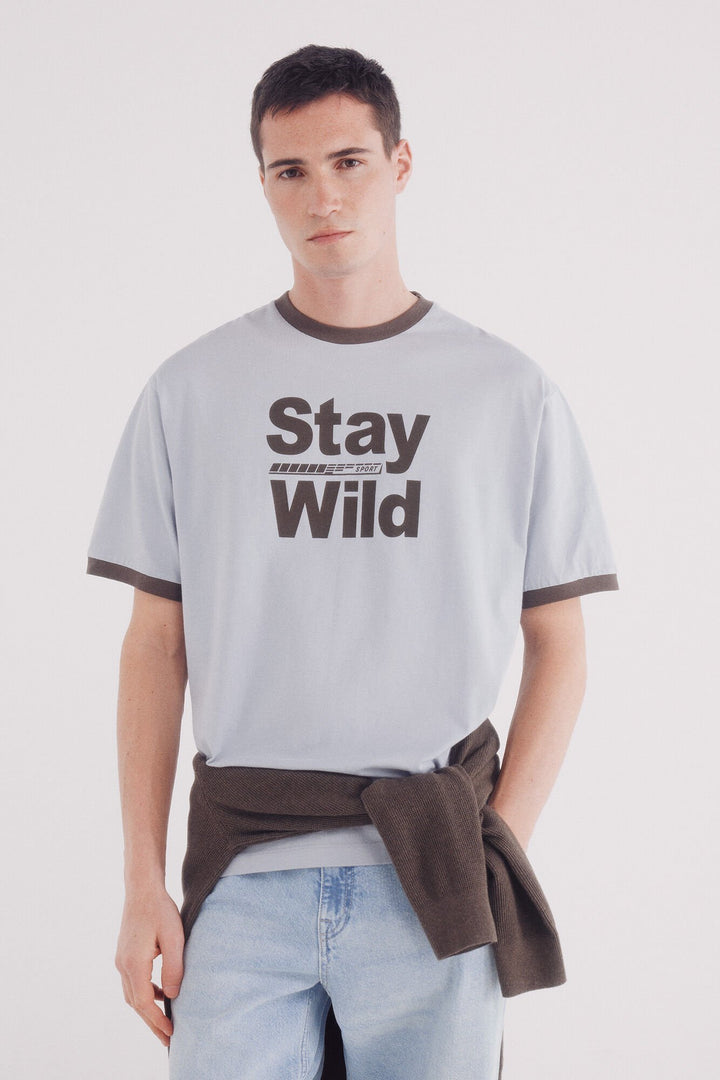 Spring Field T-shirts - Light Blue