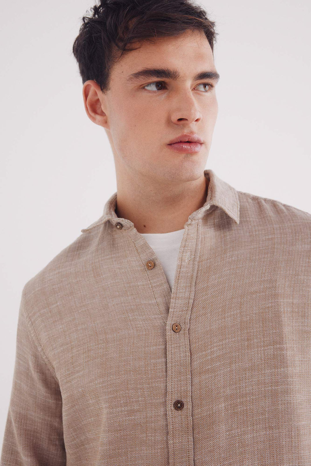 Spring Field Shirts - Beige Camel
