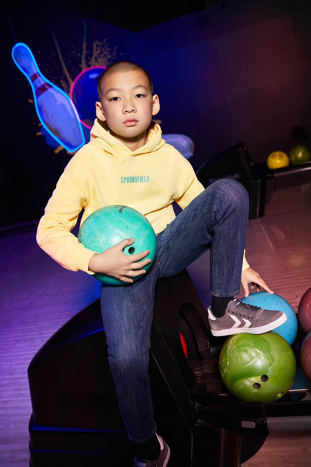 Spring Field Sweatshirts - Yellow