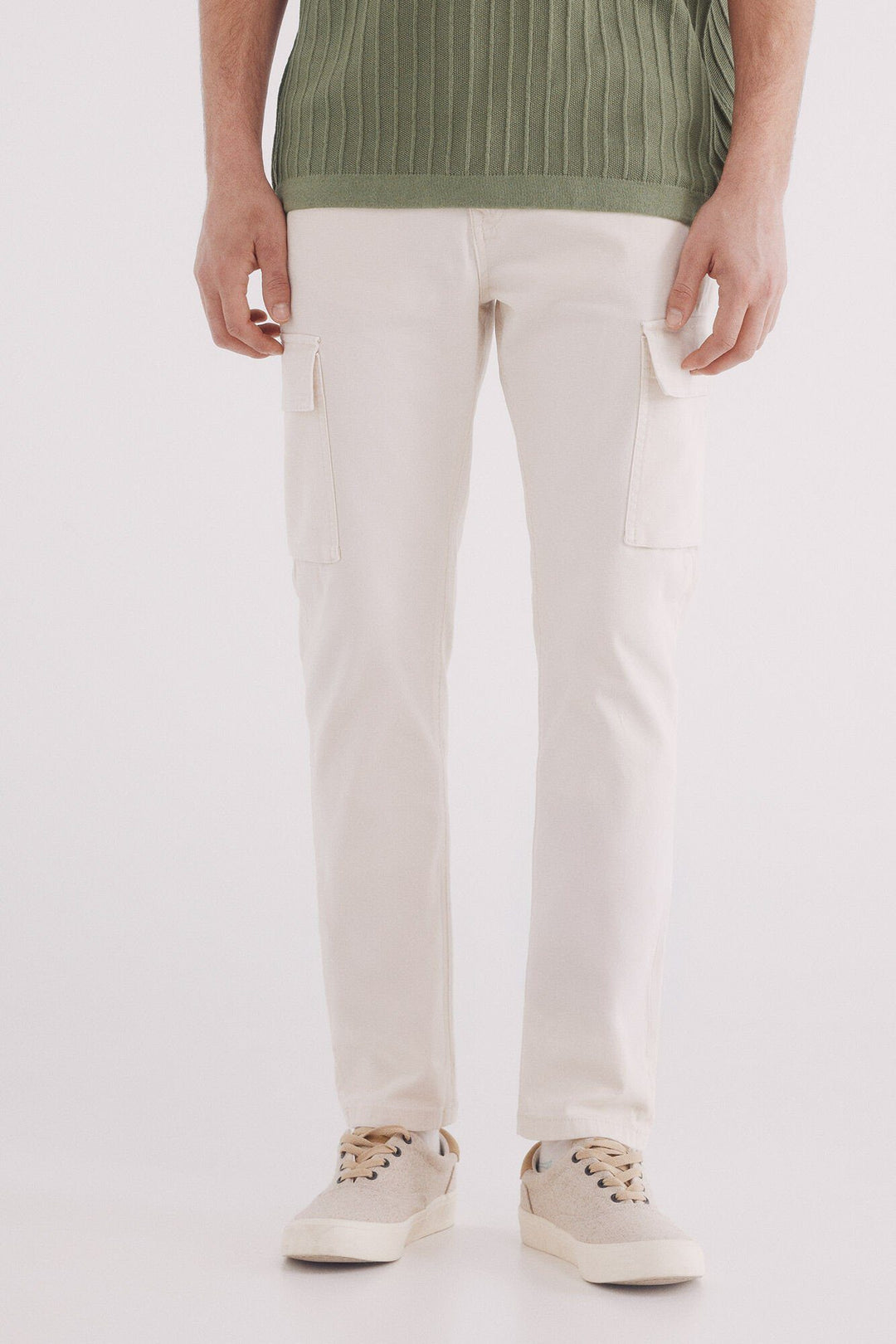 Spring Field Trousers - White Print