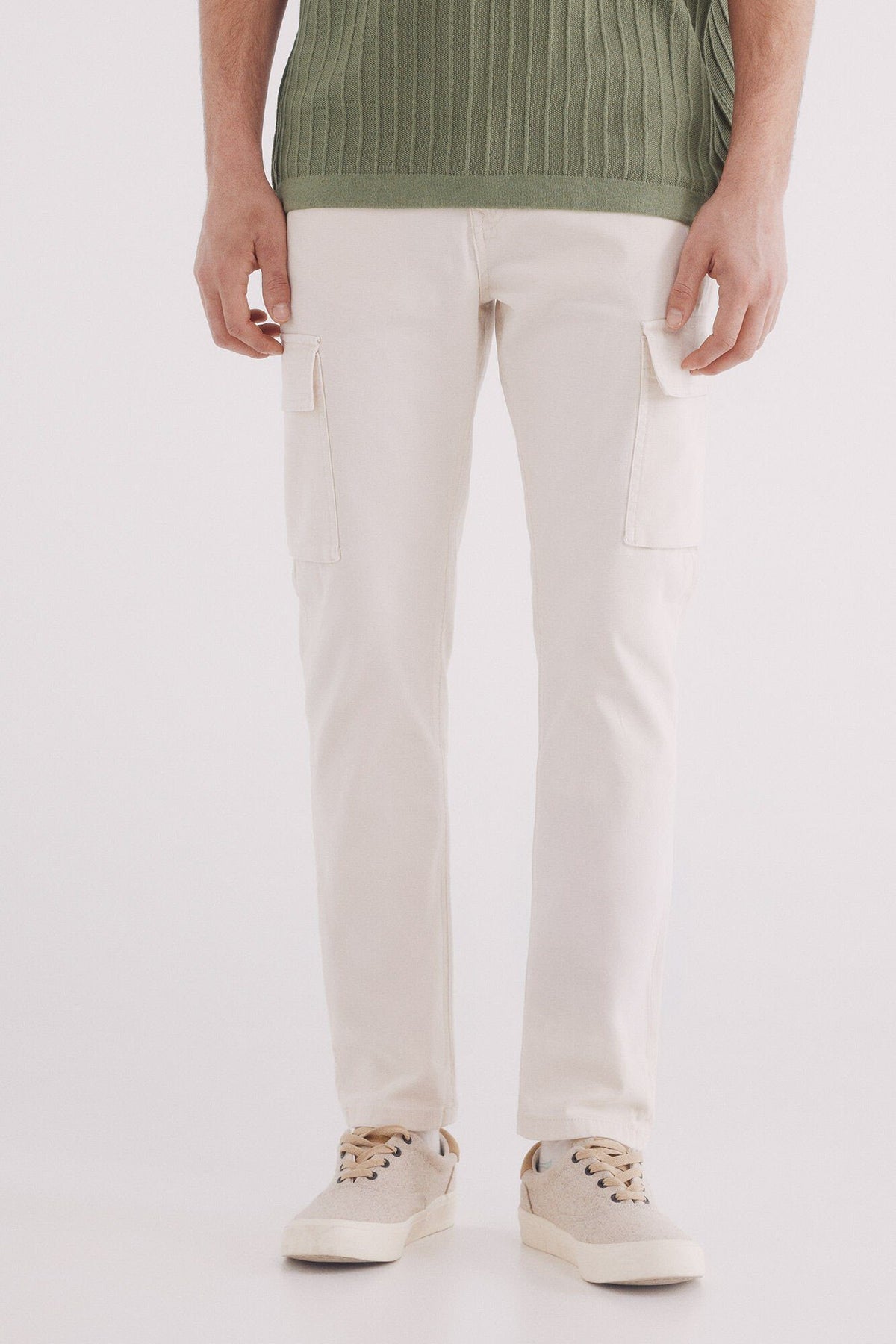 Spring Field Trousers - White Print