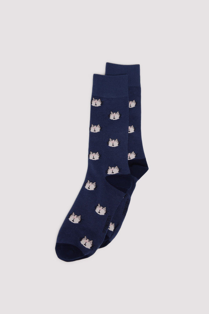 Knitted Sockes - Blue