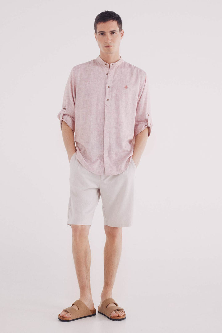 Spring Field Shirts - Red Coral