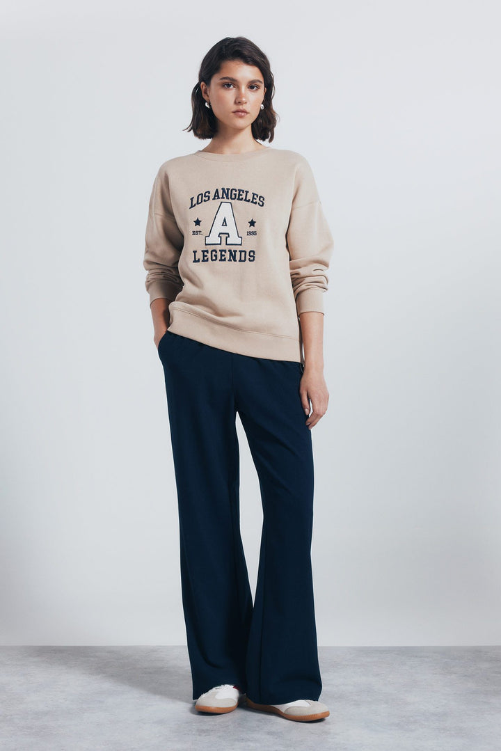 Sweatshirt - Beige