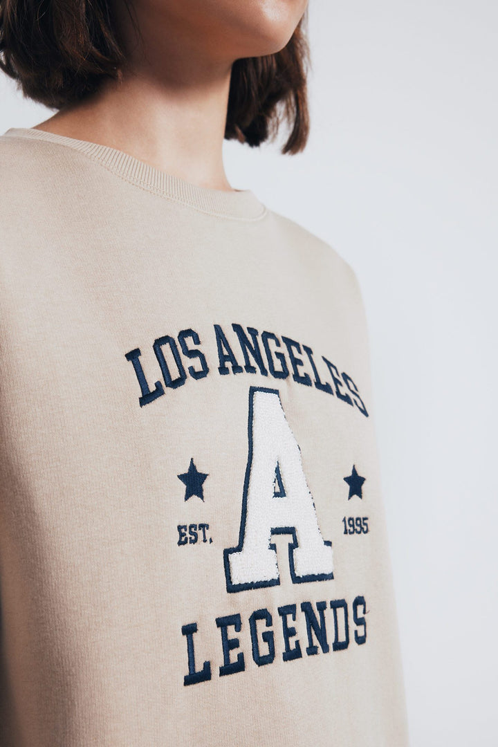 Sweatshirt - Beige
