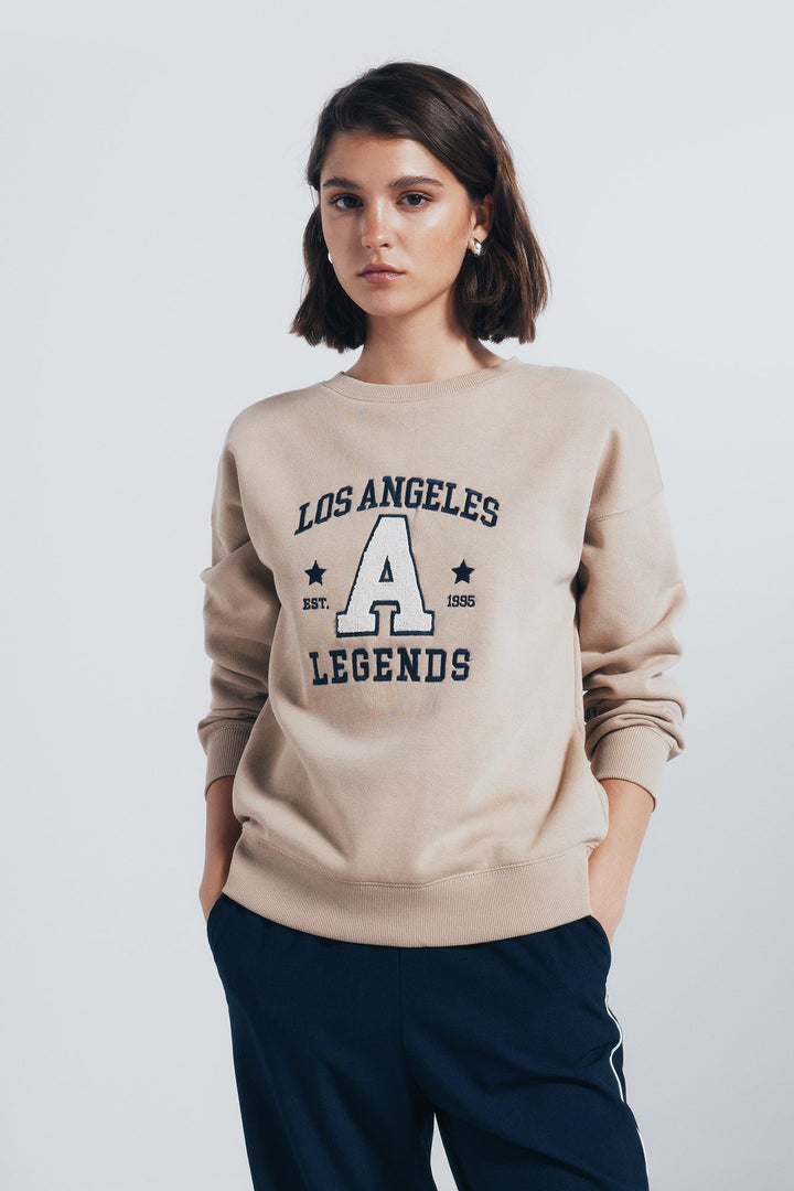Sweatshirt - Beige