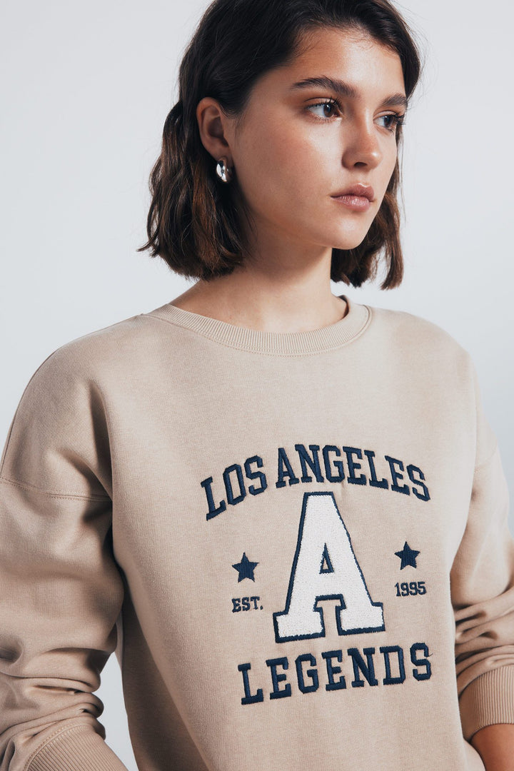 Sweatshirt - Beige