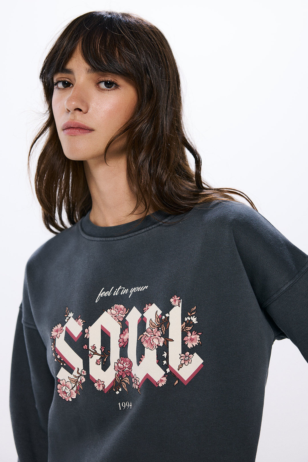 Spring Field Tops - Charcoal Grey
