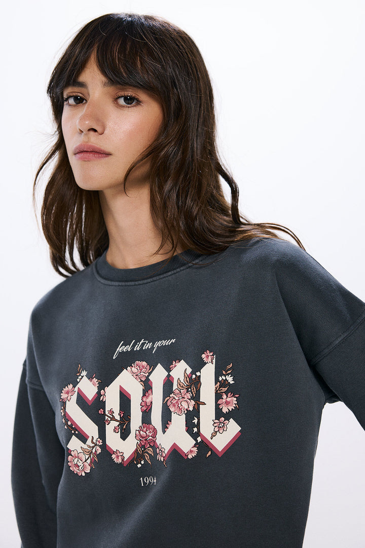 Spring Field Tops - Charcoal Grey