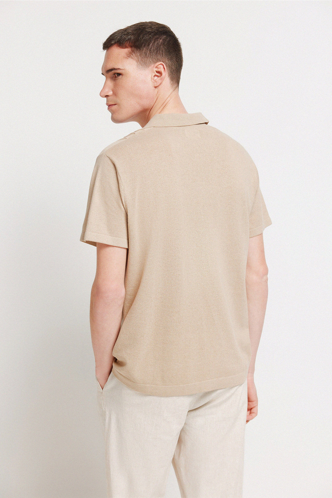Polo Knit - Brown