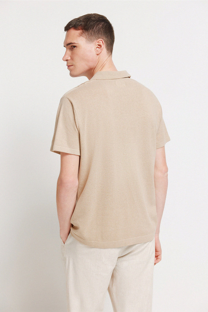 Polo Knit - Brown