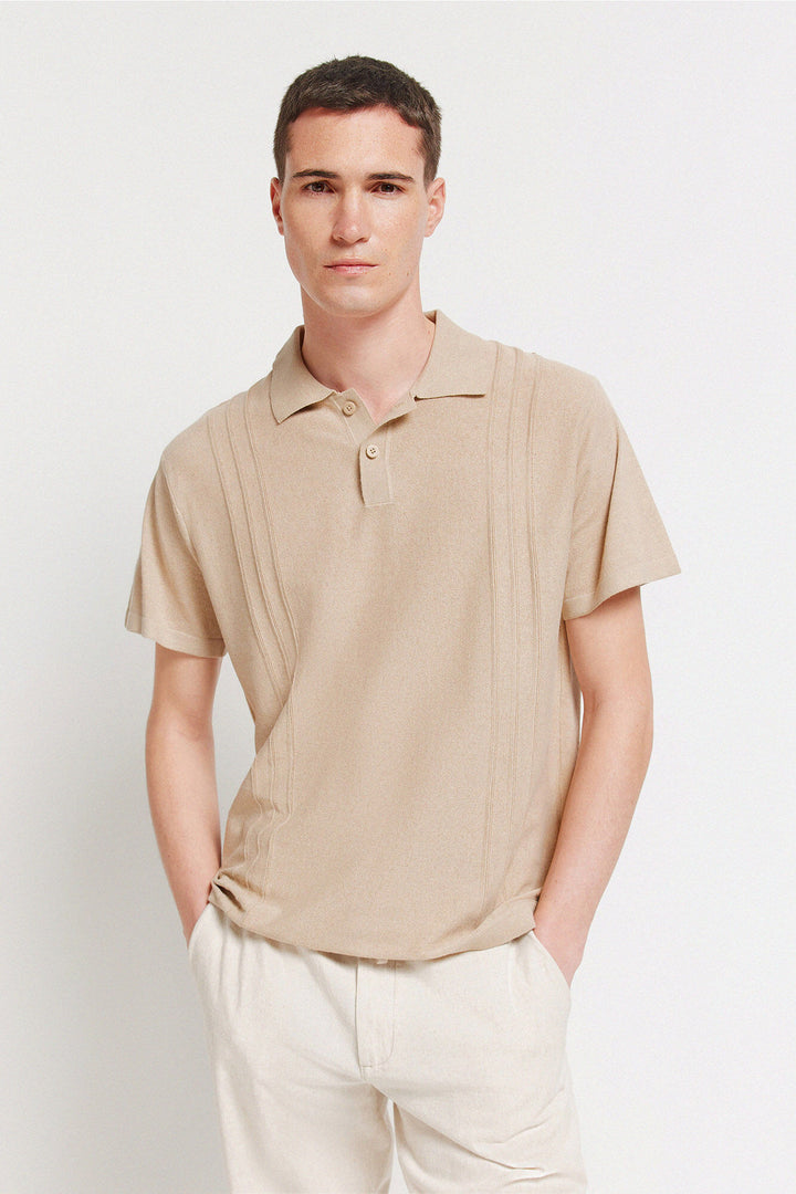 Polo Knit - Brown