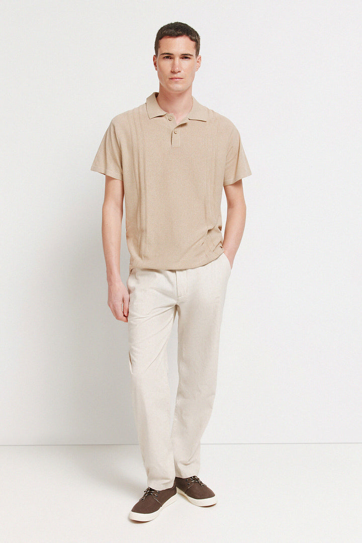Polo Knit - Brown