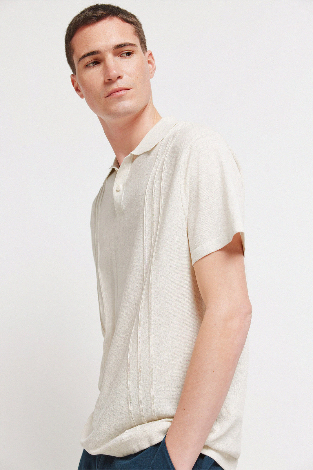 Polo Knit - Gray