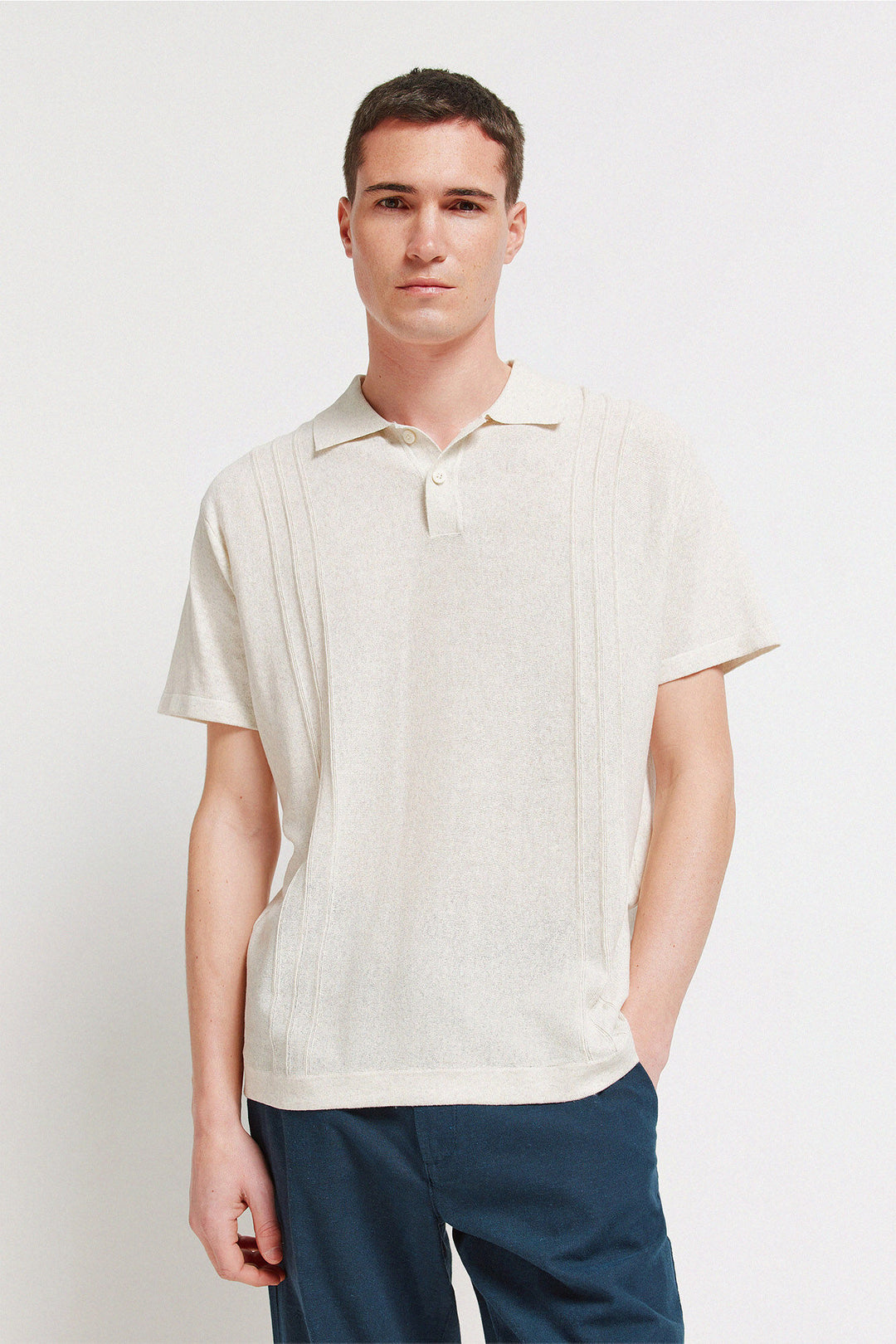 Polo Knit - Gray