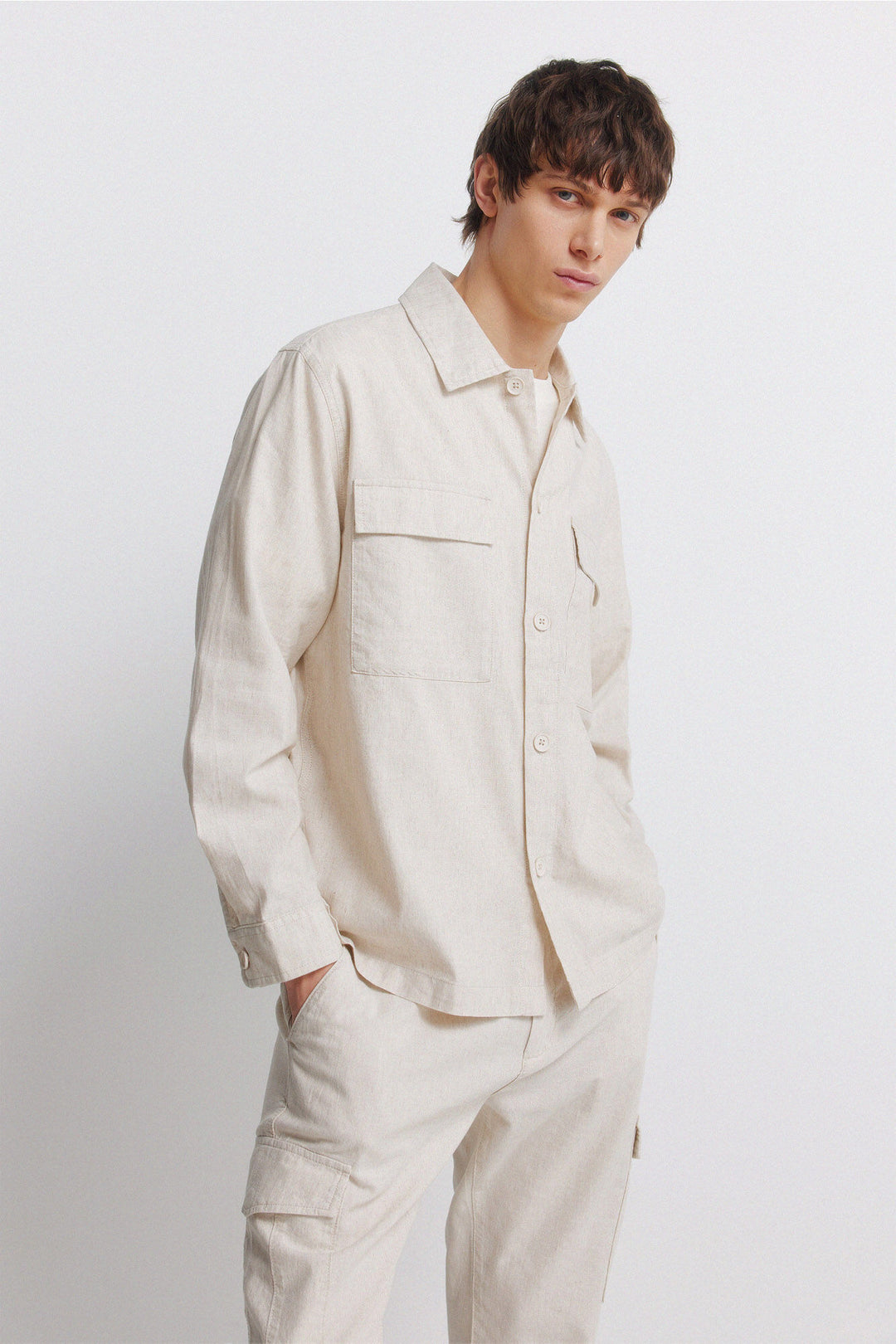 Trousers - Beige