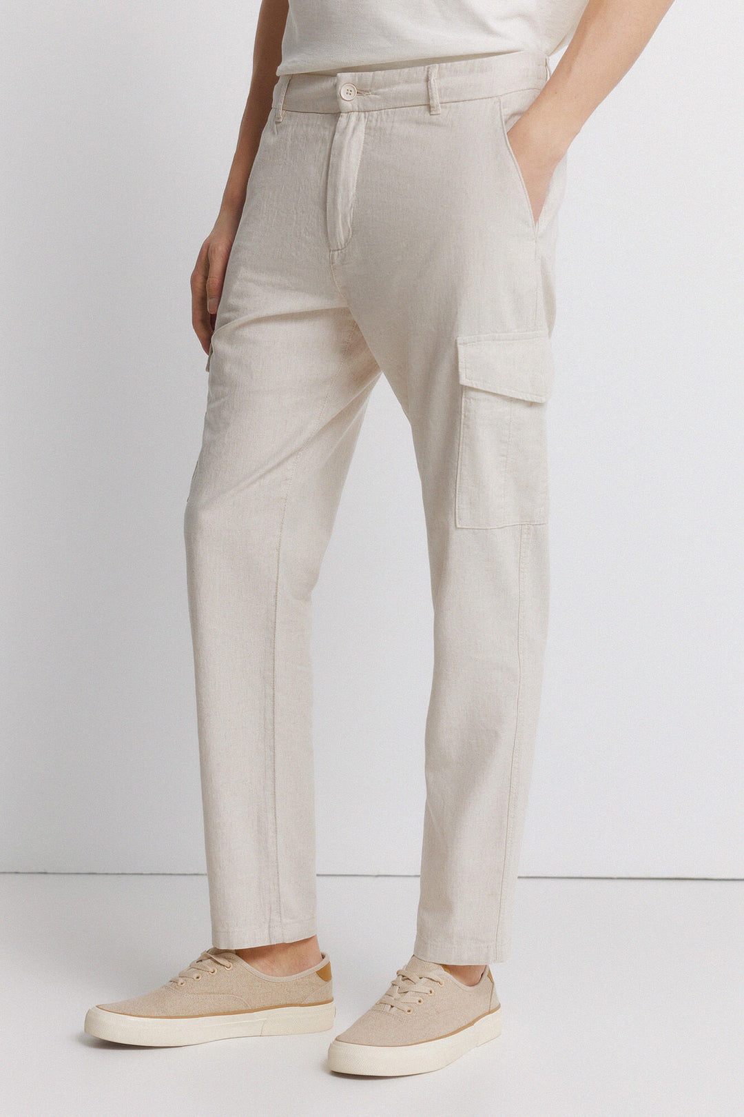 Trousers - Beige
