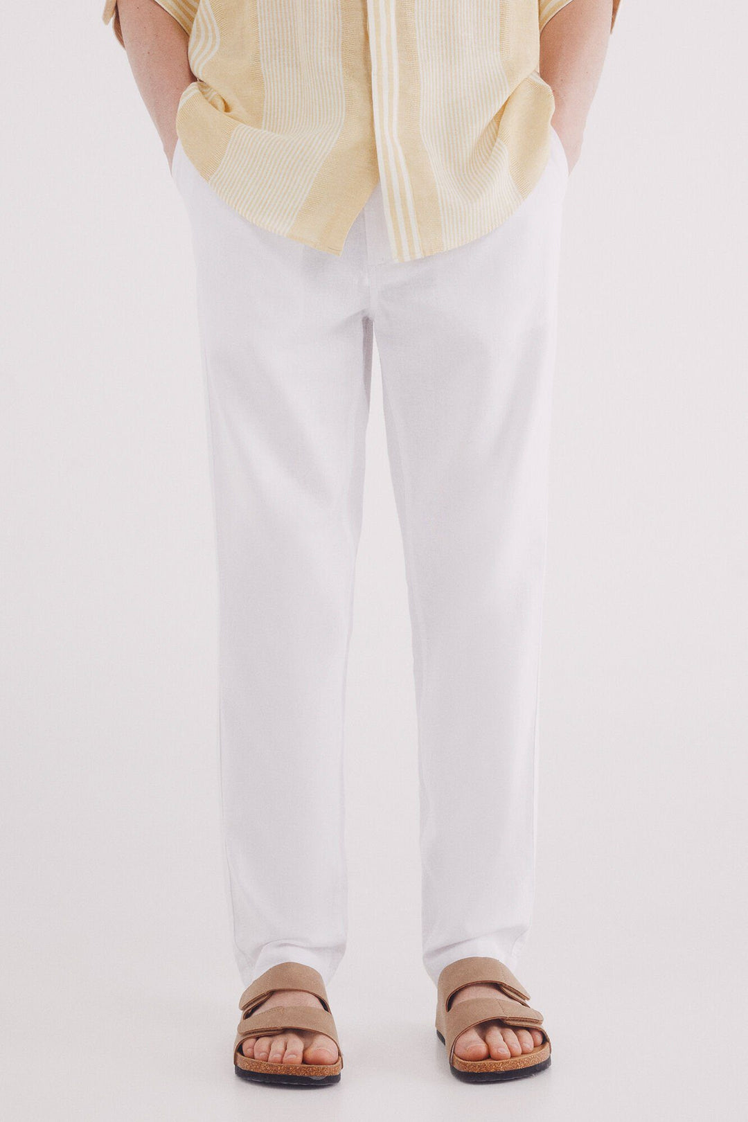 Spring Field Trousers - White