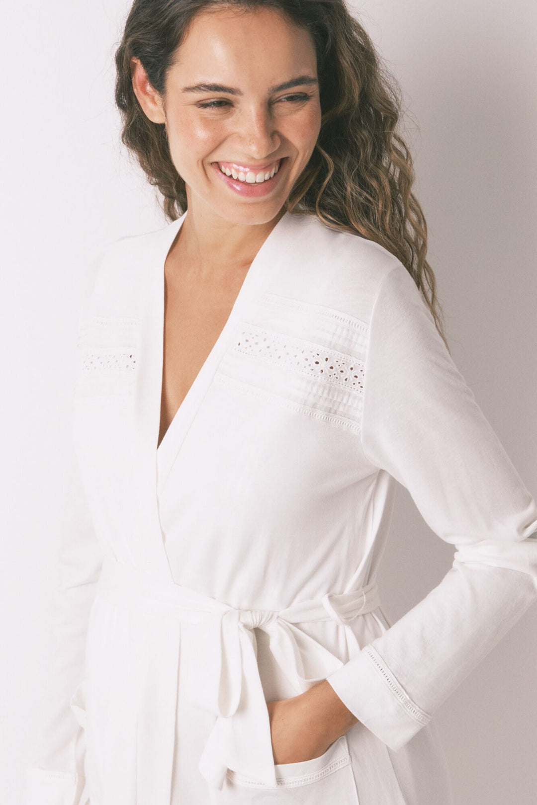 MEDIUM ROBE - Ivory