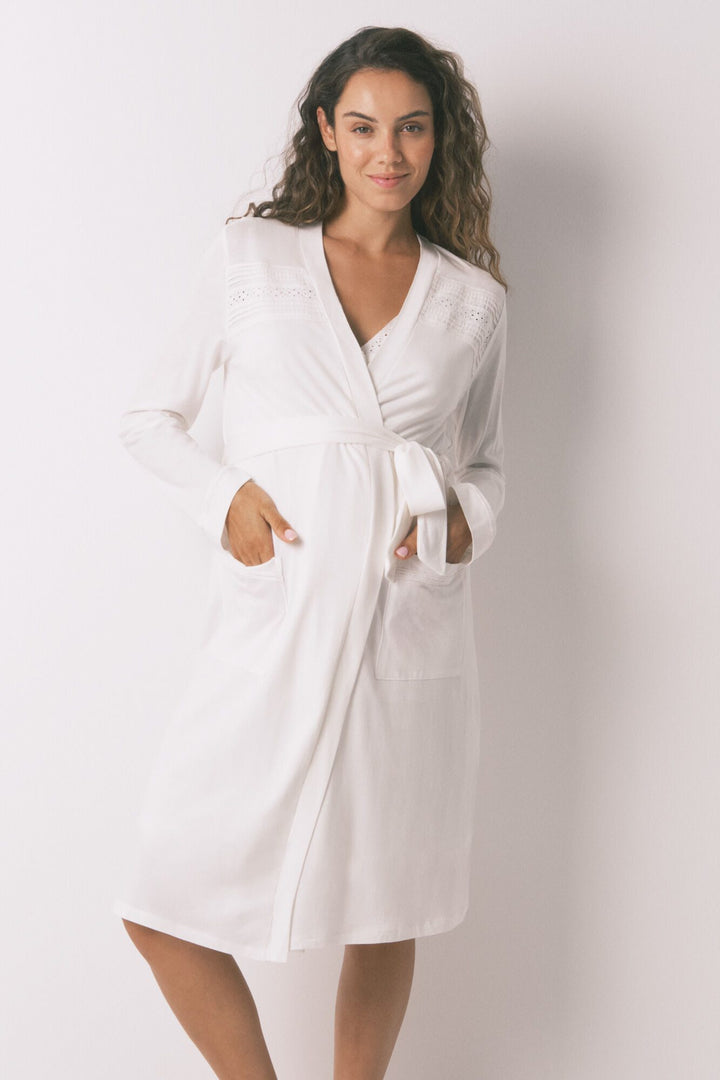 MEDIUM ROBE - Ivory