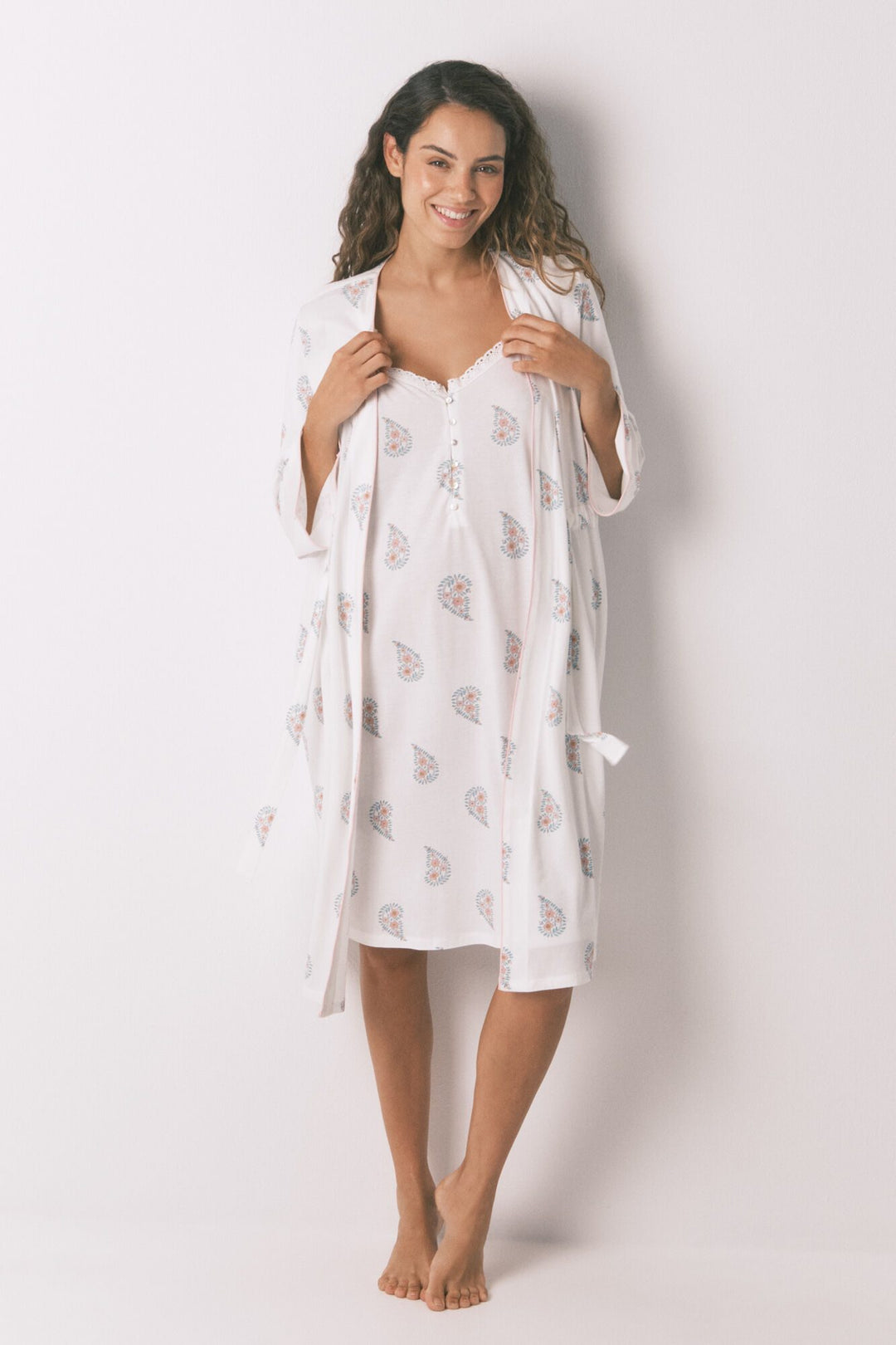 MEDIUM ROBE - Ivory