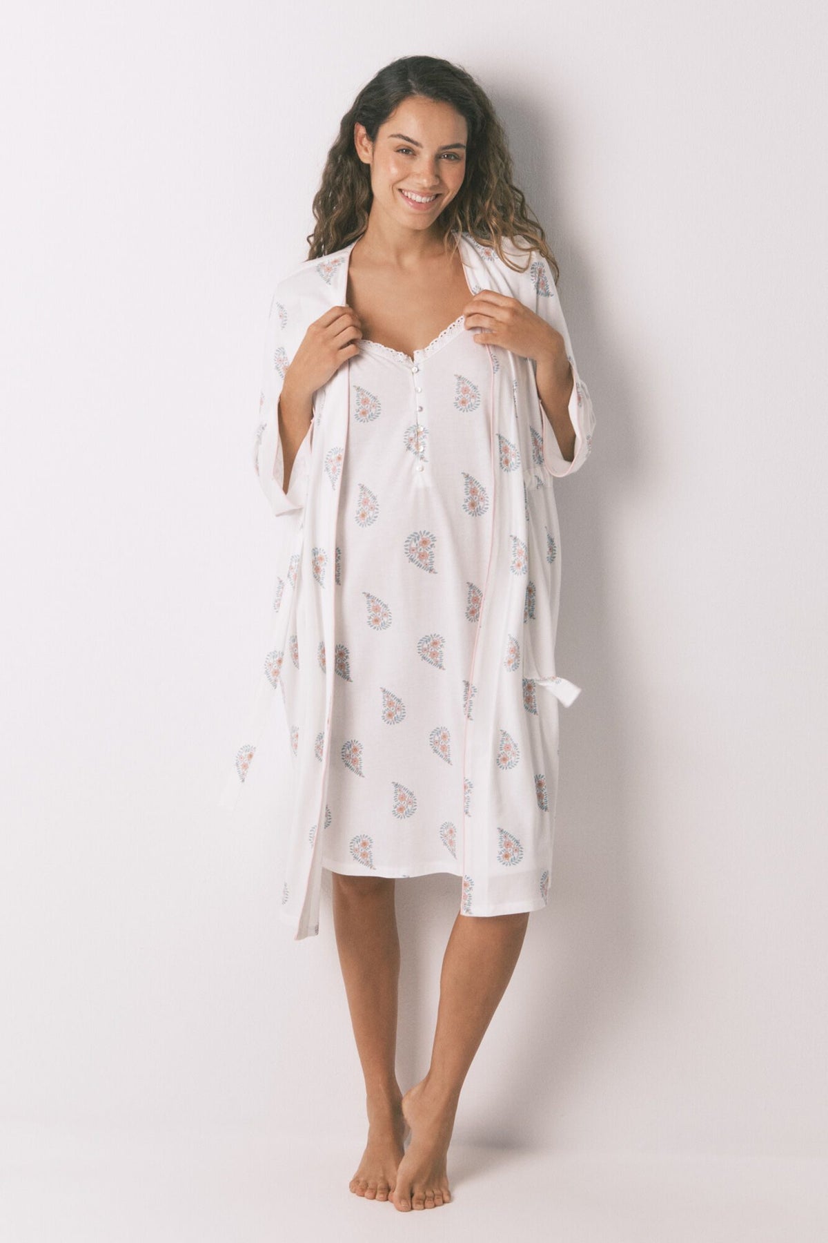 MEDIUM ROBE - Ivory