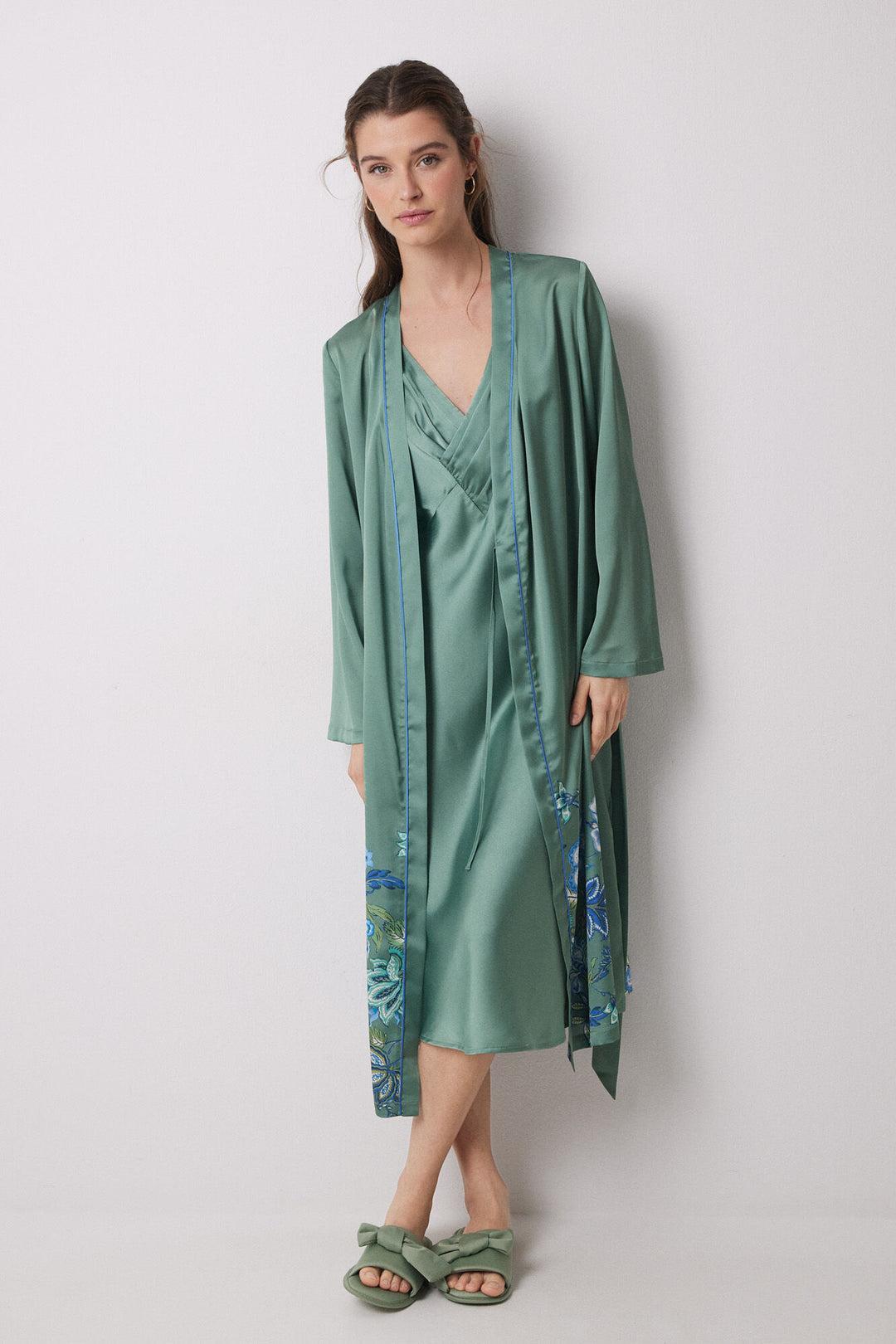 Long Robe - Green