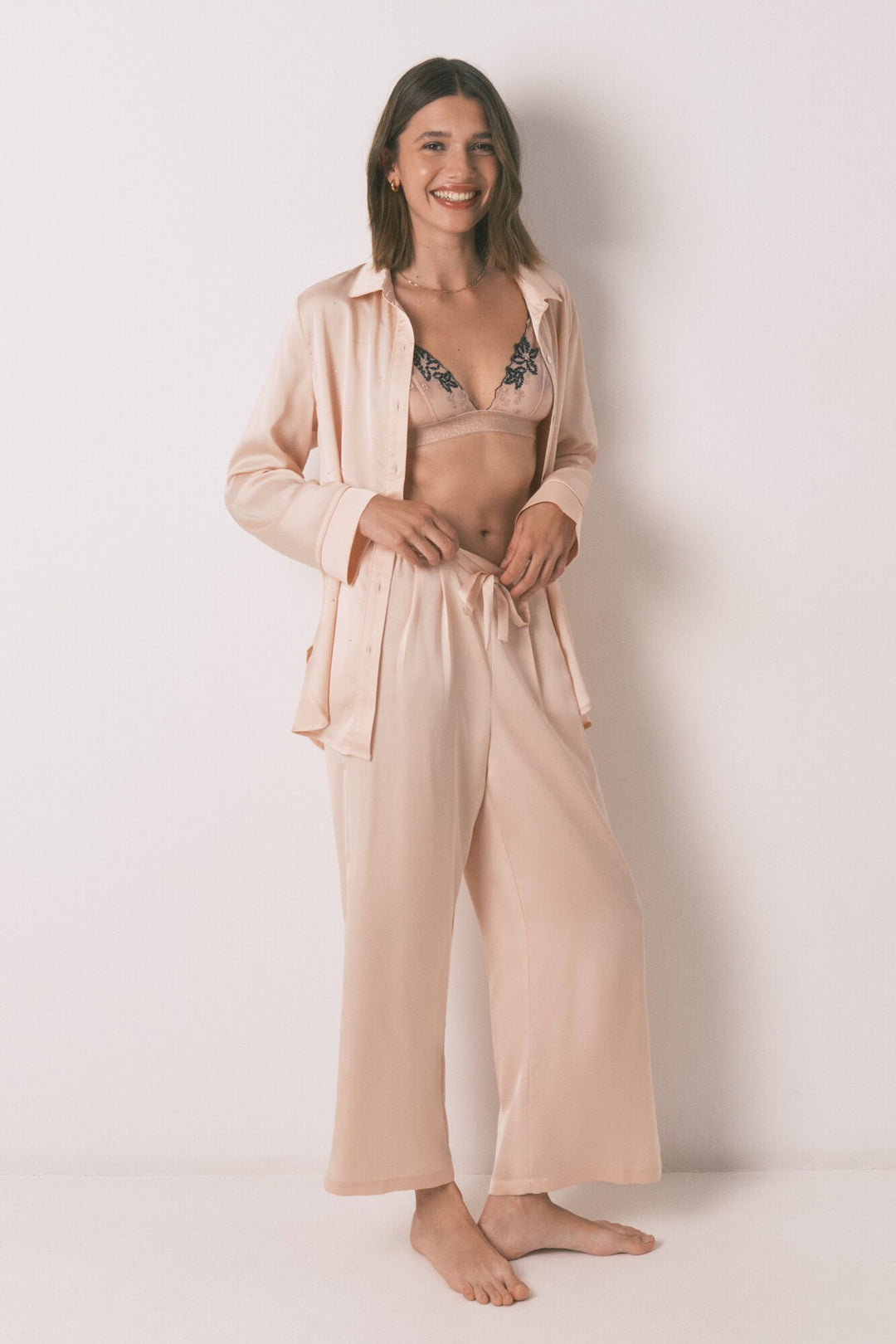 LONG SLEEVES MASCULINE PYJAMA - Orange
