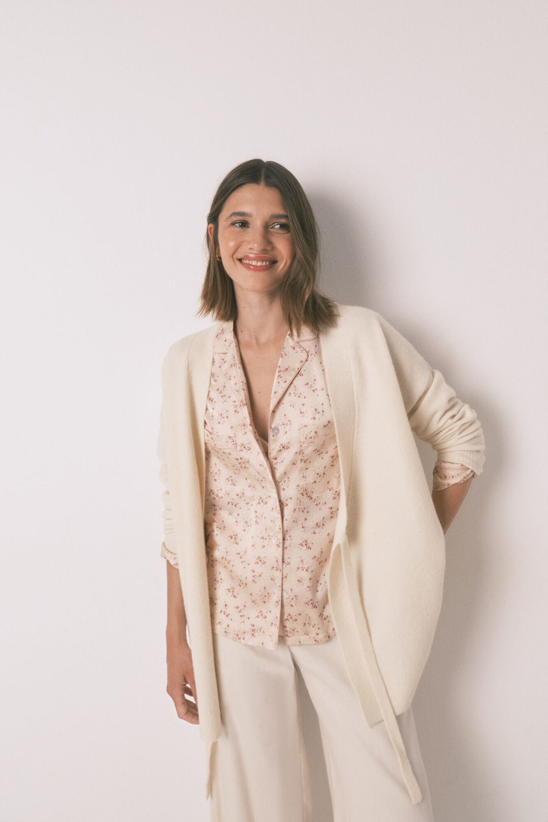 LONG SLEEVES MASCULINE PYJAMA - Pink