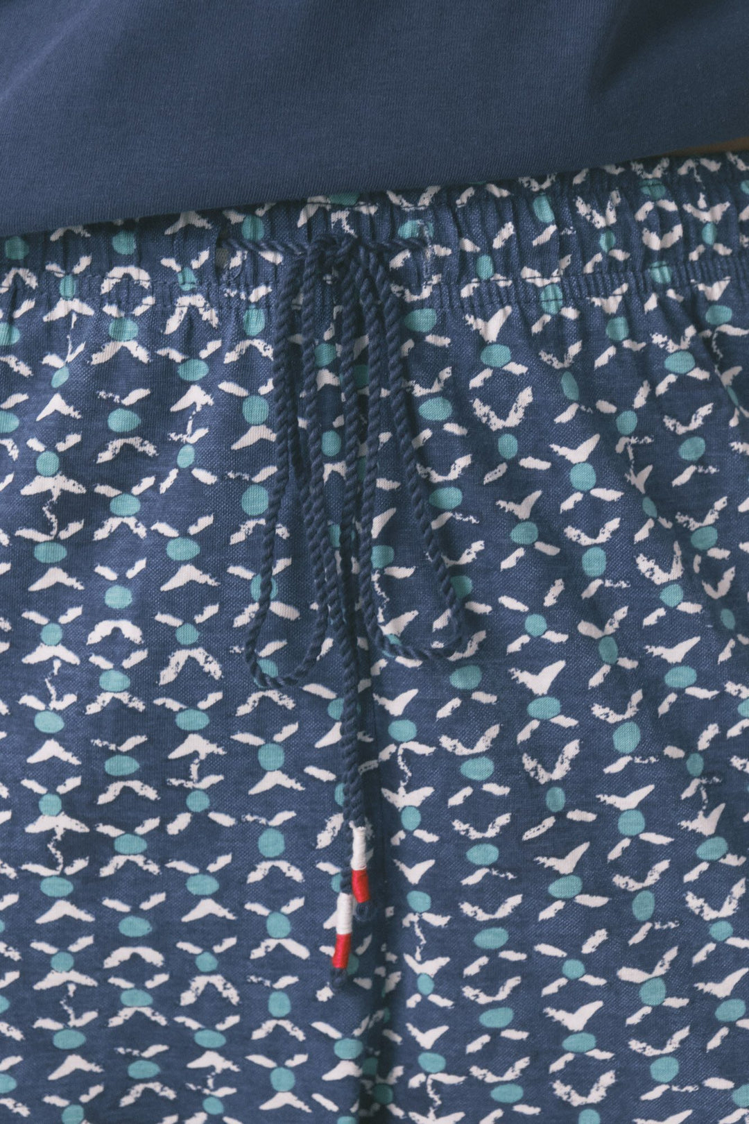 SHORT SLEEVES CAPRI PANT PYJAMA - Dark Blue