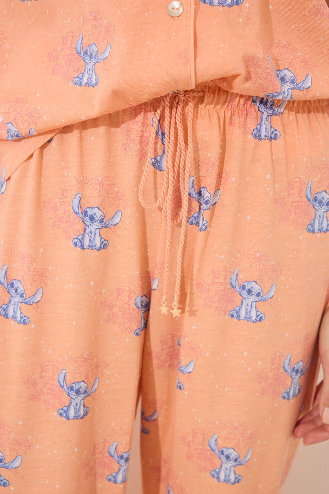 SHORT SLEEVES MASCULINE PYJAMA - Orange