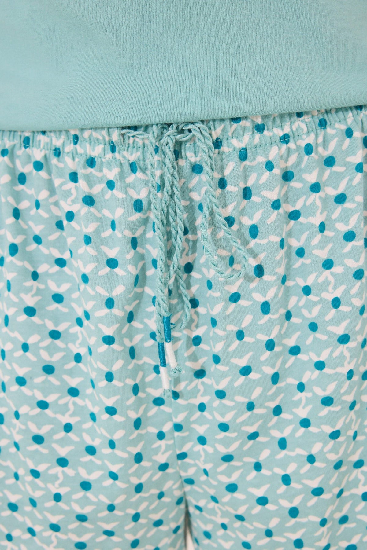 SHORT SLEEVES SHORT PANT PYJAMA - Green