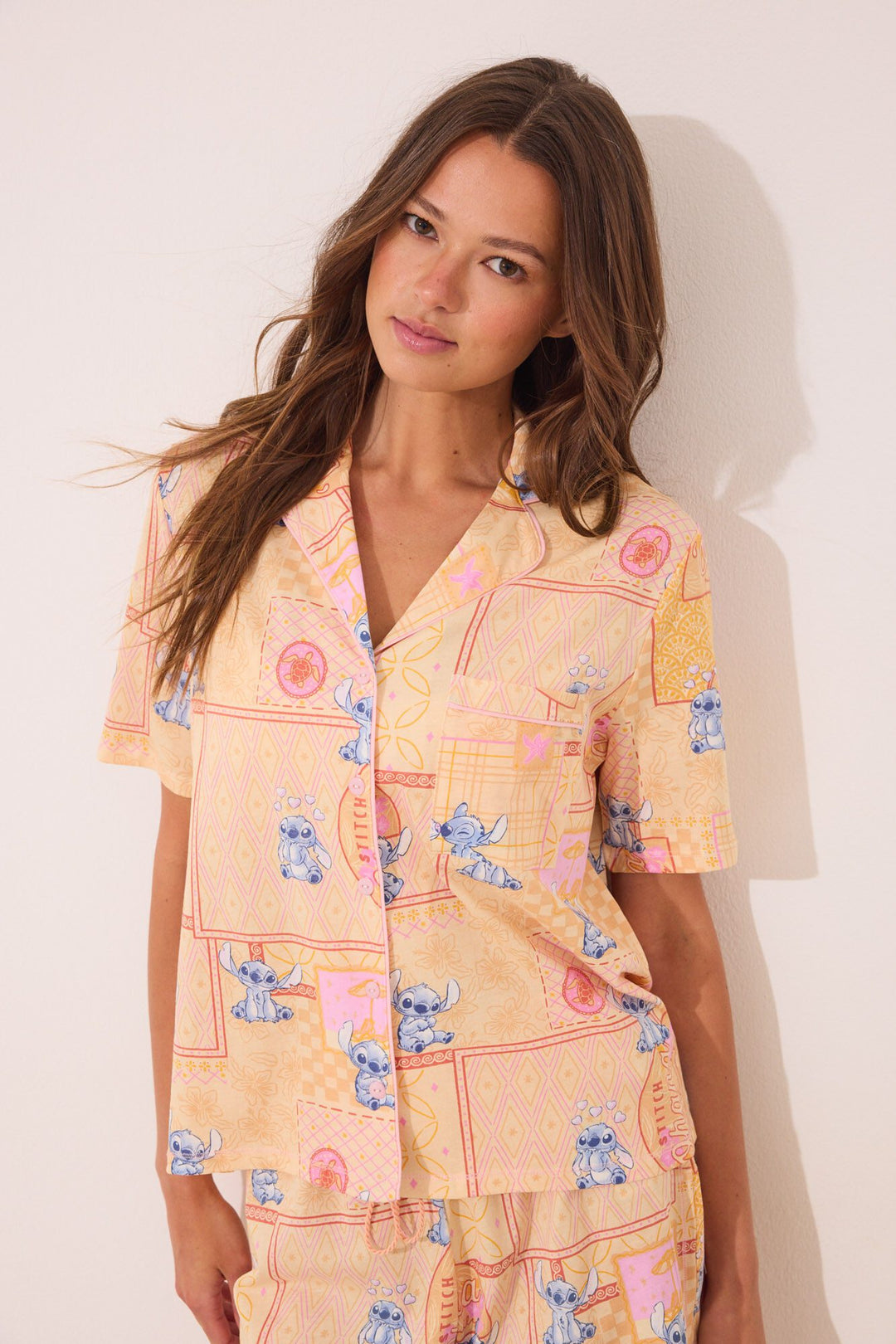 SHORT SLEEVES MASCULINE PYJAMA - Multicolor