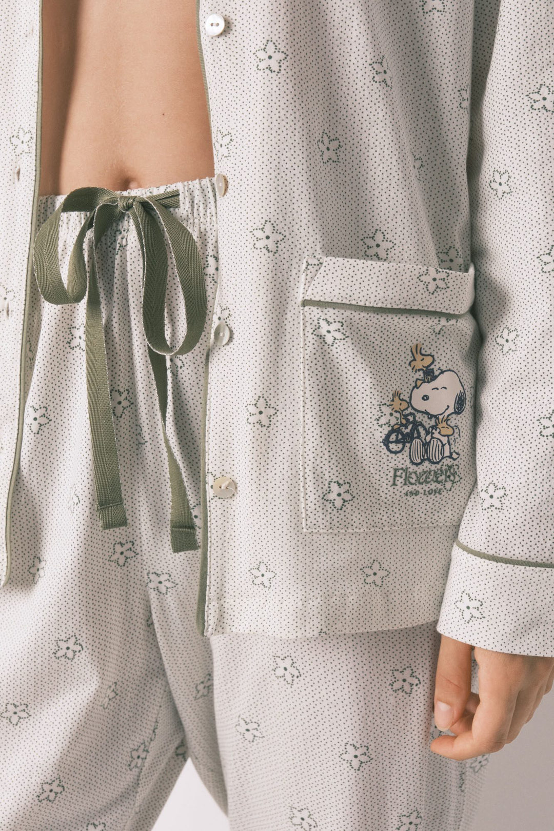 LONG SLEEVES MASCULINE PYJAMA - Ivory