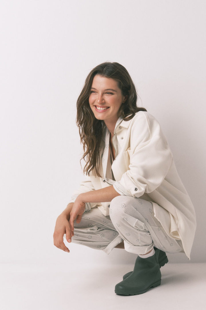 LONG SLEEVES MASCULINE PYJAMA - Ivory