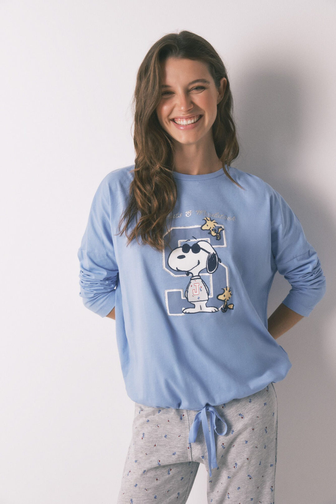 LONG SLEEVES LONG PANT PYJAMA - Blue Print