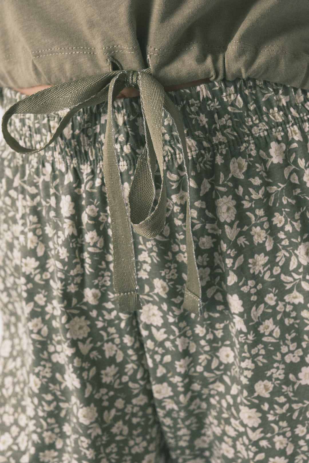 LONG SLEEVES LONG PANT PYJAMA - Dark Khaki