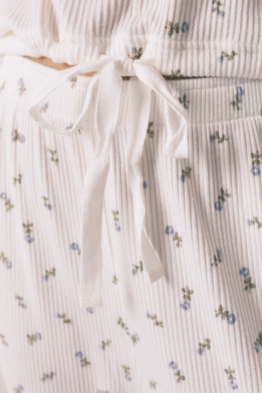 LONG SLEEVES LONG PANT PYJAMA - Ivory