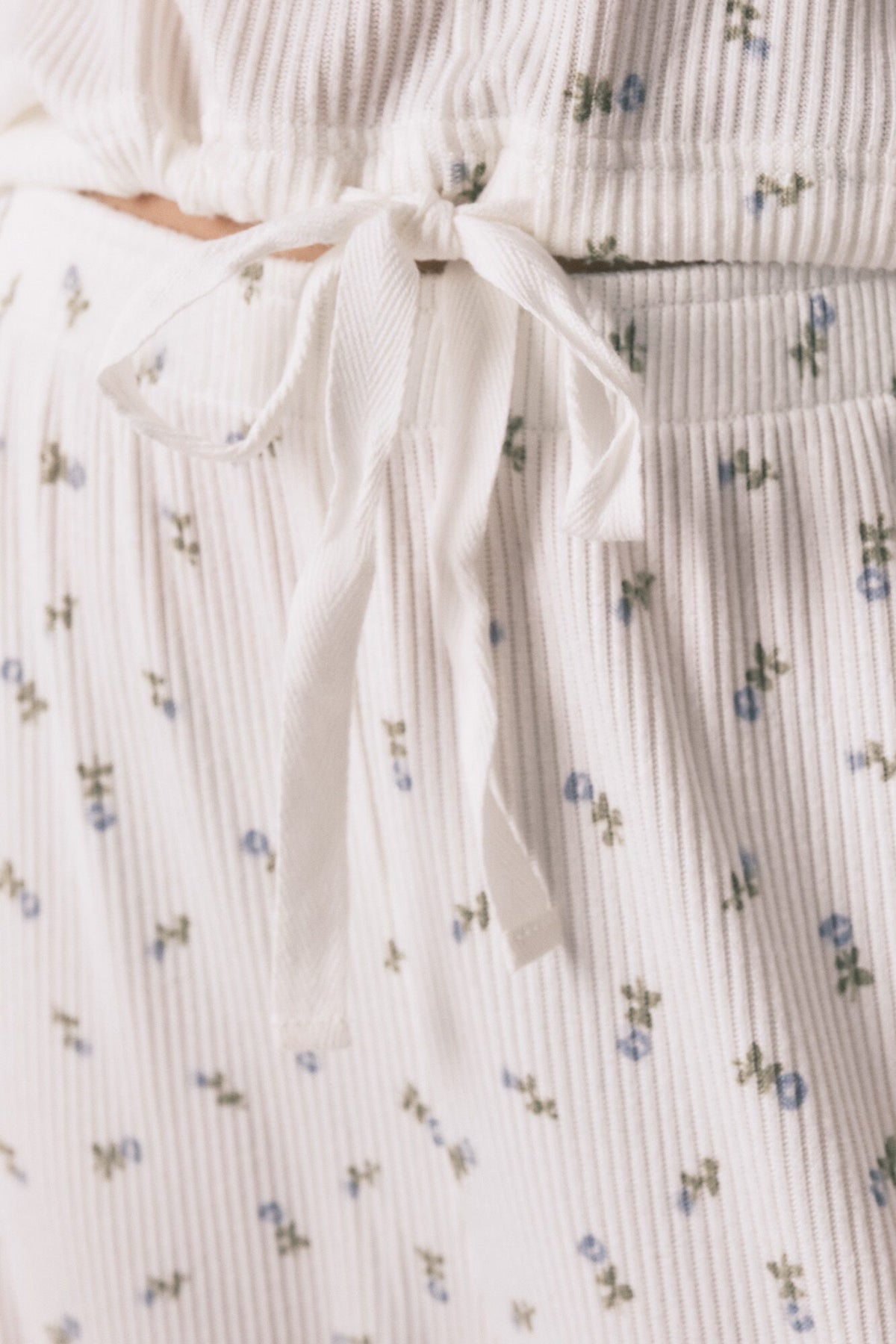 LONG SLEEVES LONG PANT PYJAMA - Ivory