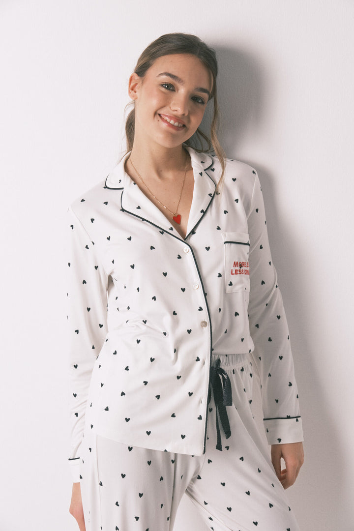 PYJAMA - White Print