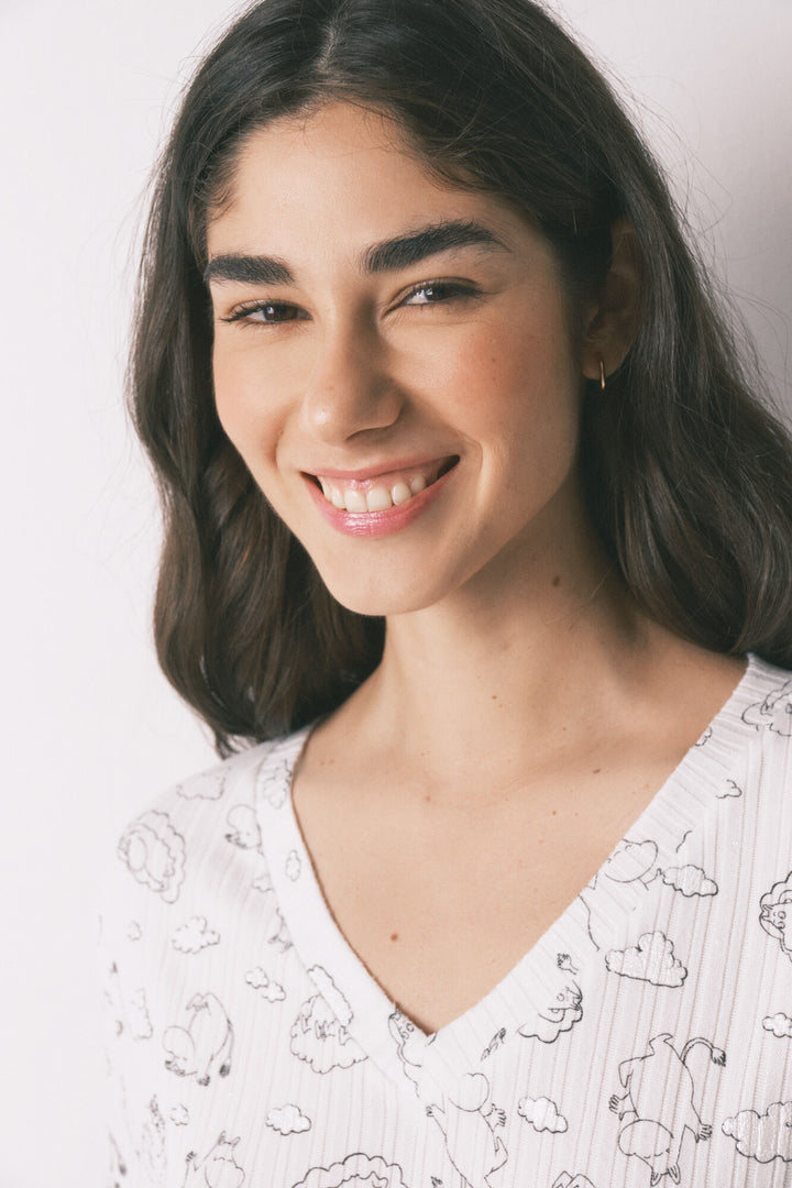 PYJAMA - White Print