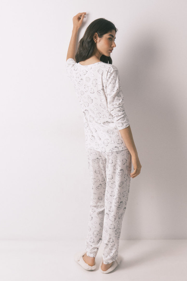 PYJAMA - White Print