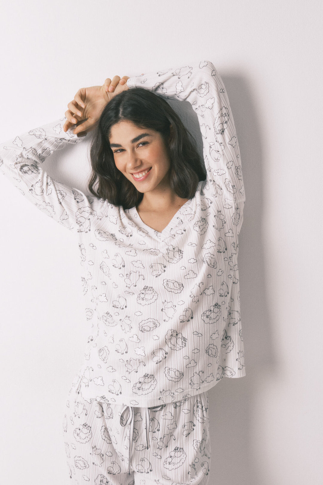PYJAMA - White Print