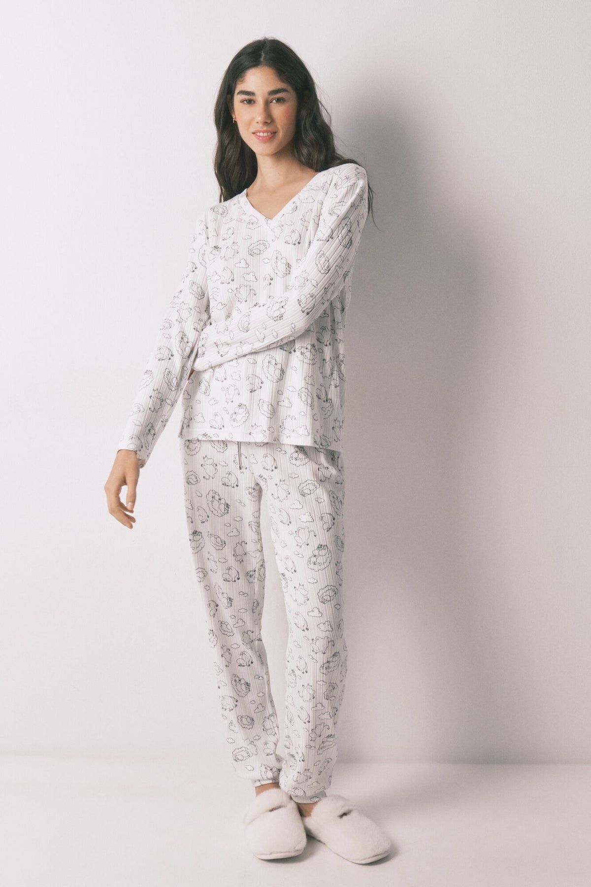 PYJAMA - White Print