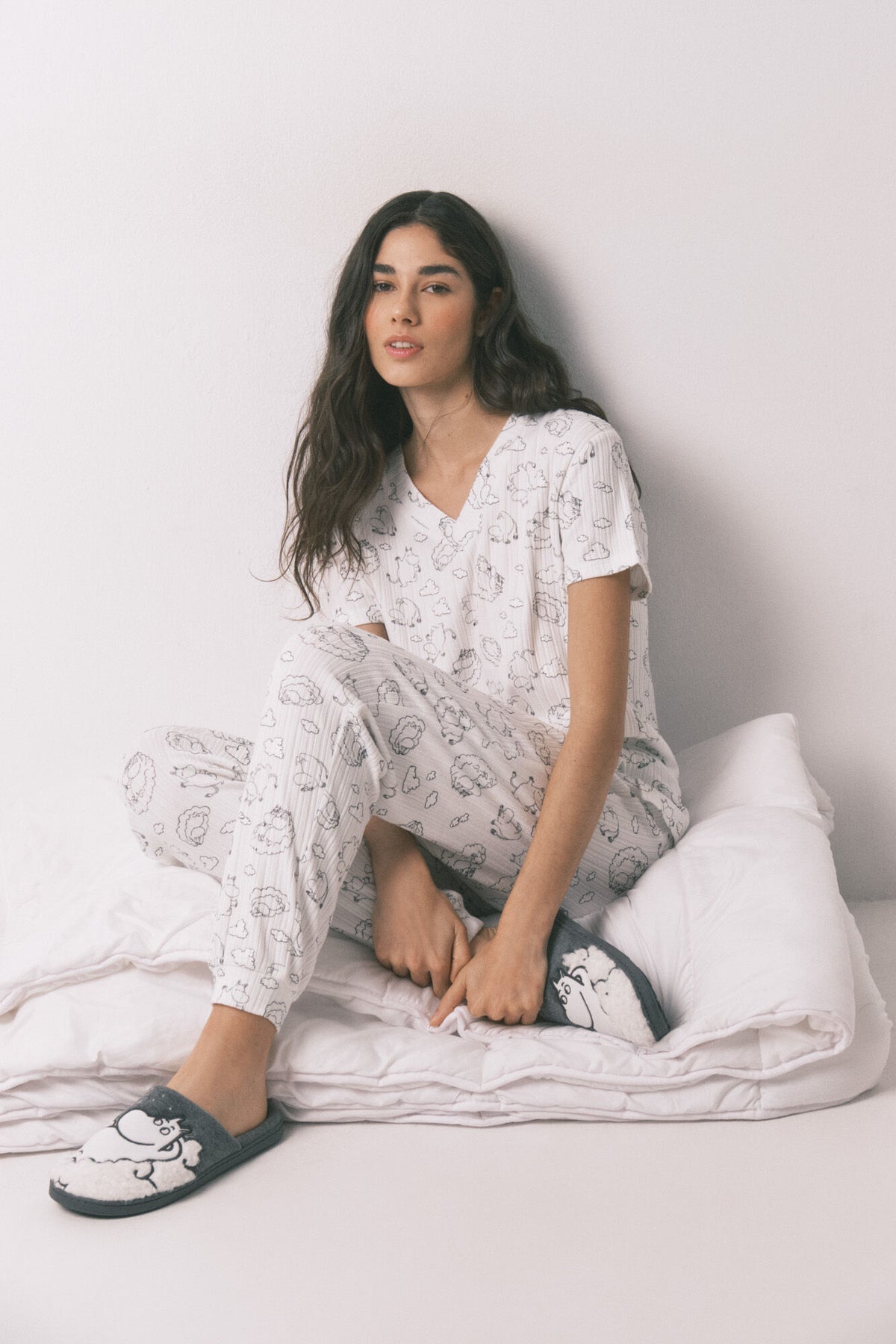 PYJAMA - White Print